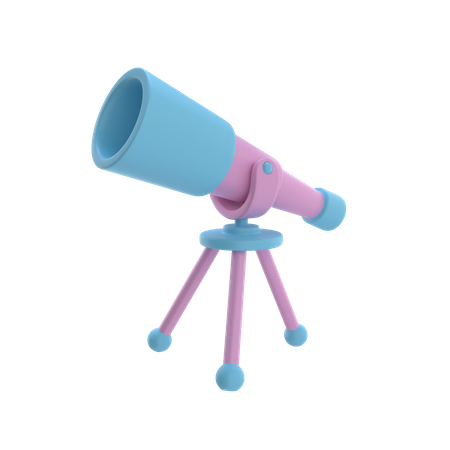 Telescope  3D Icon