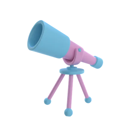 Telescope  3D Icon