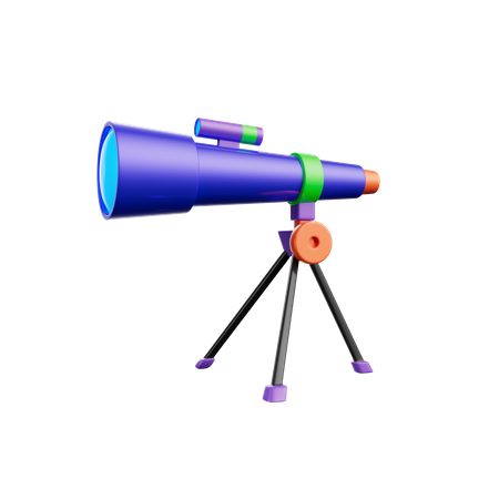 Telescope  3D Icon