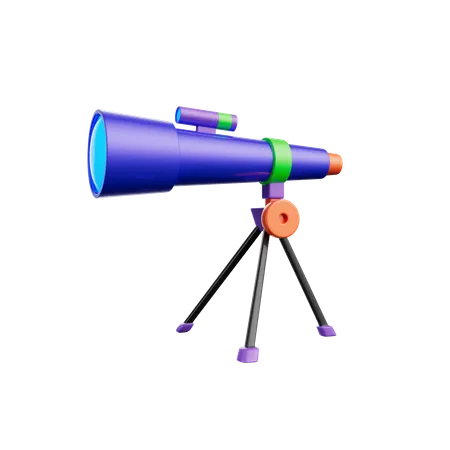 Telescope  3D Icon