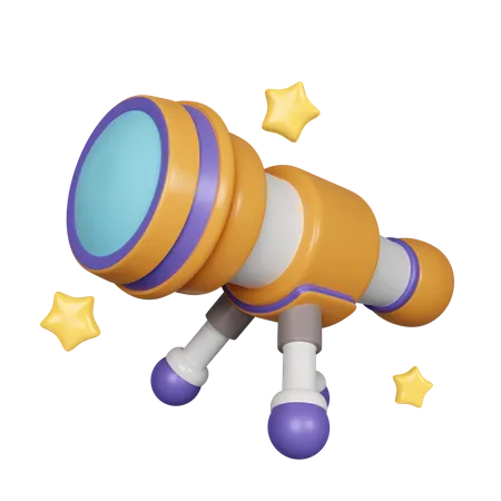 Telescope  3D Icon