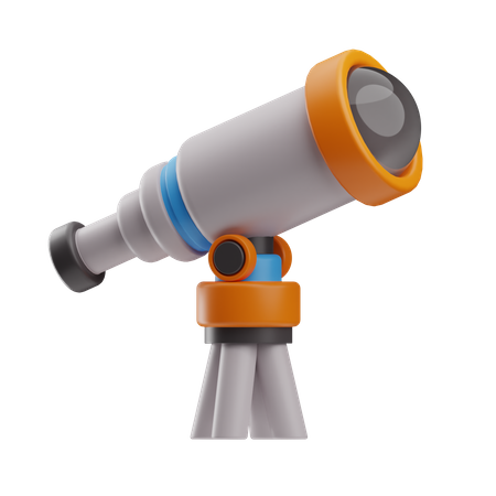 Telescope  3D Icon