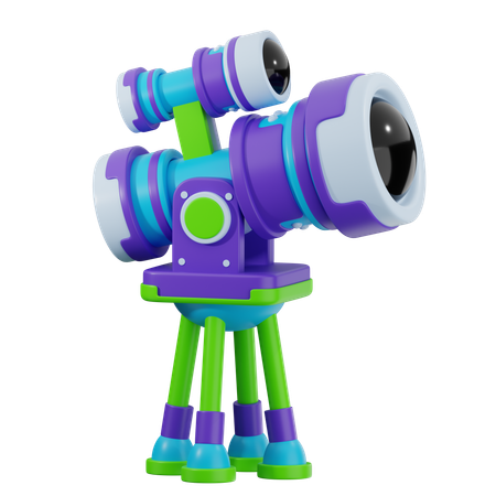 Telescope  3D Icon