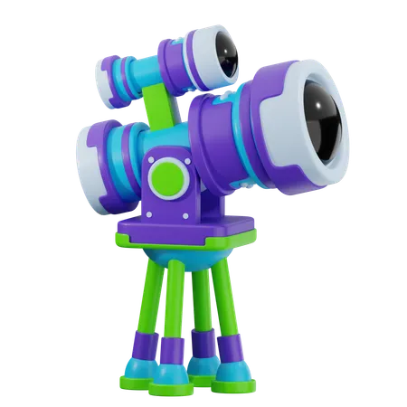 Telescope  3D Icon