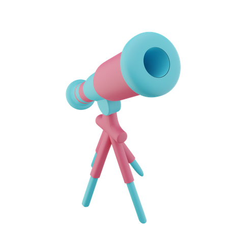 Telescope  3D Icon