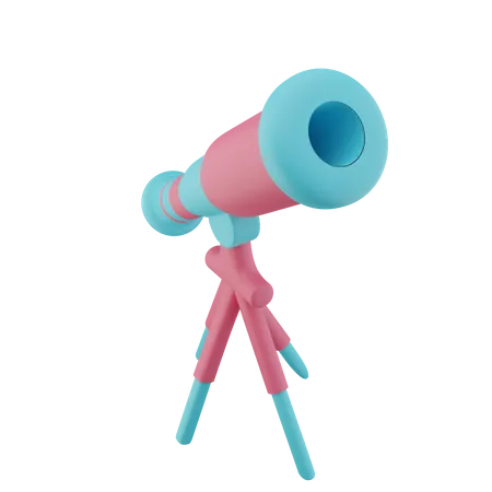 Telescope  3D Icon