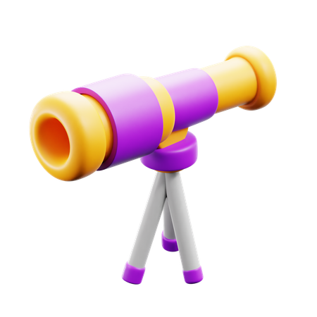 Telescope  3D Icon