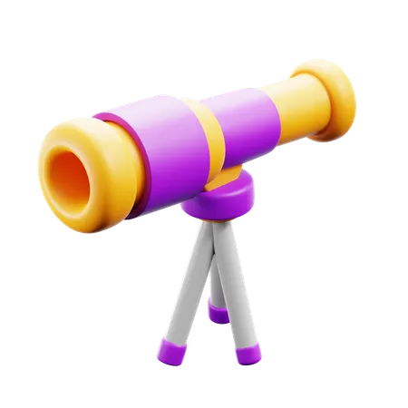 Telescope  3D Icon