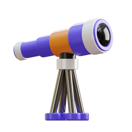 Telescope  3D Icon