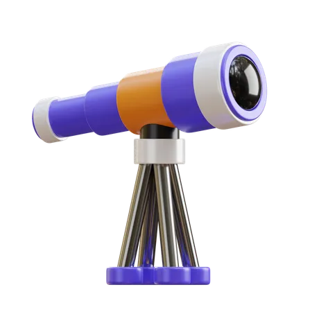 Telescope  3D Icon