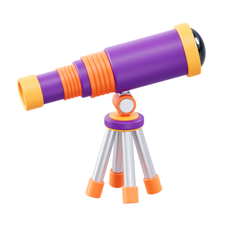 Telescope  3D Icon