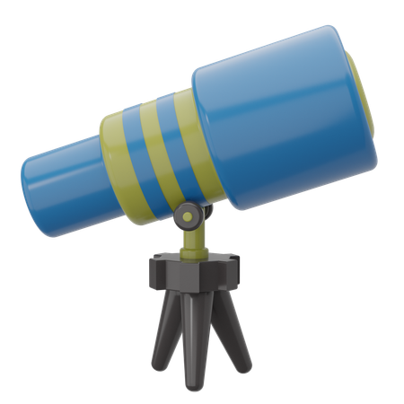 Telescope  3D Icon