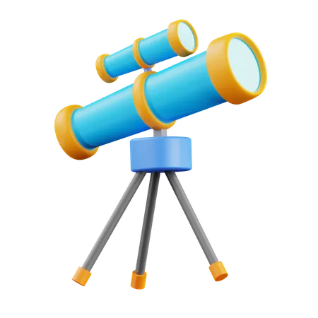 Telescope  3D Icon