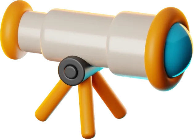 Telescope  3D Icon