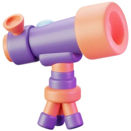 Telescope  3D Icon