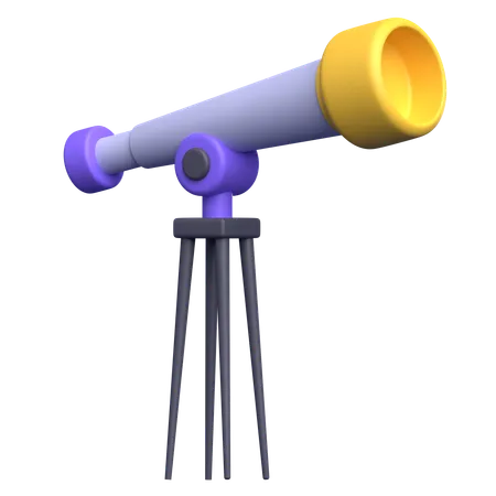 Telescope  3D Icon