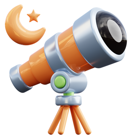 Telescope  3D Icon