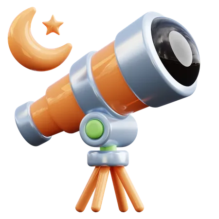 Telescope  3D Icon