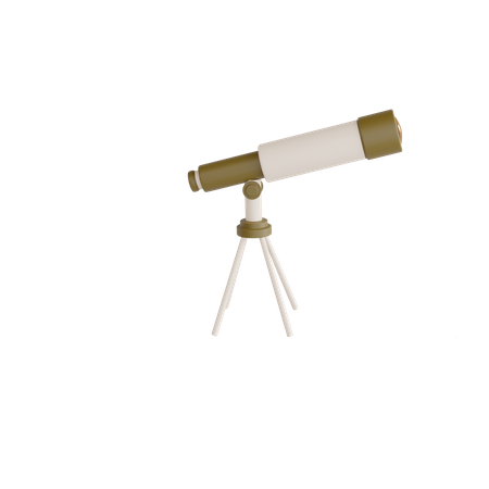 Telescope  3D Icon