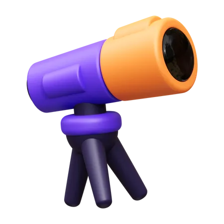 Telescope  3D Icon