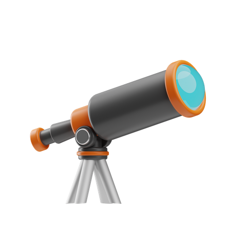 Telescope  3D Icon