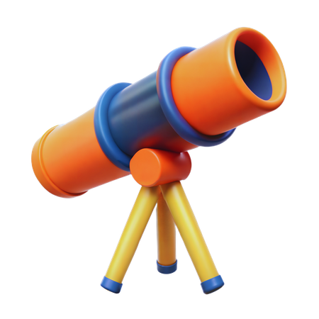 Telescope  3D Icon