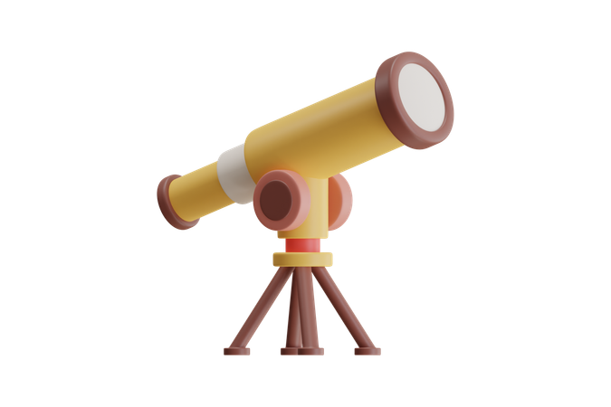 Telescope  3D Icon