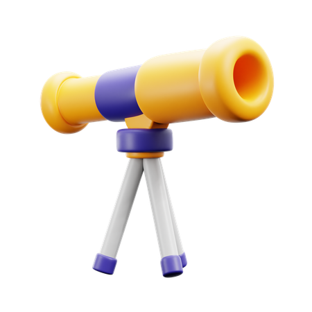Télescope  3D Icon