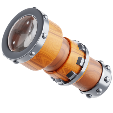 Telescope  3D Icon