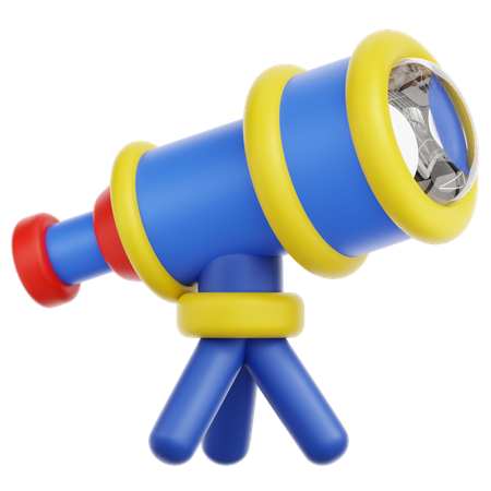 Telescope  3D Icon
