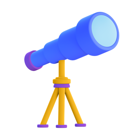 Telescope  3D Icon