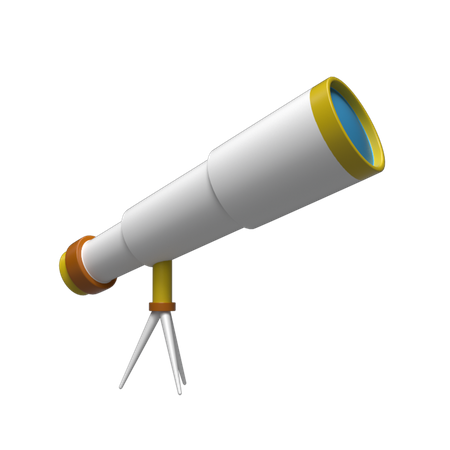 Telescope  3D Icon