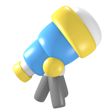 Telescope  3D Icon