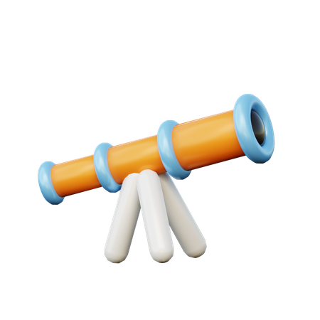 Telescope  3D Icon