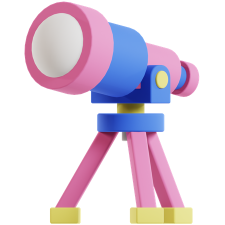 Telescope  3D Icon