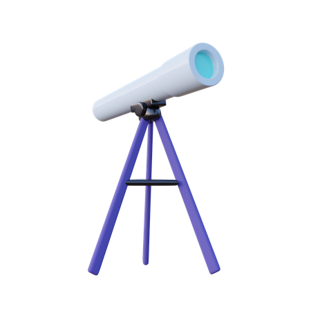 Telescope  3D Icon