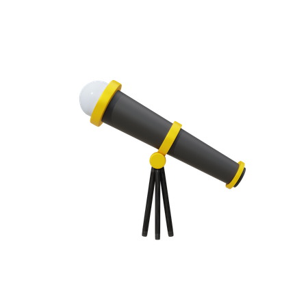 Telescope  3D Icon