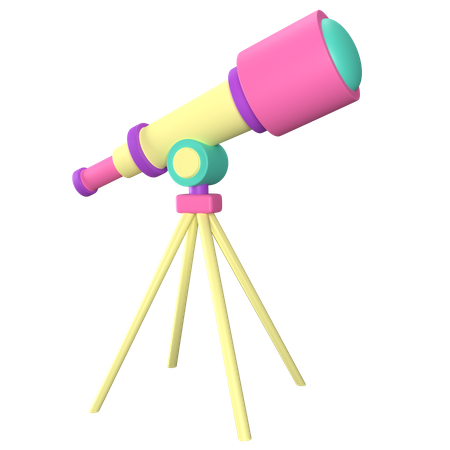 Telescope  3D Icon