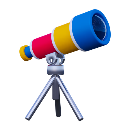 Telescope  3D Icon