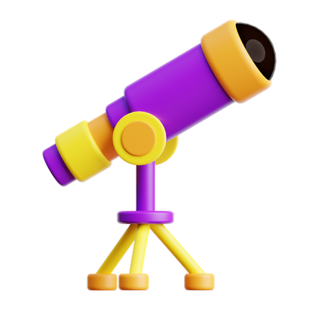 Telescope  3D Icon