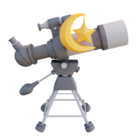 Telescope  3D Icon
