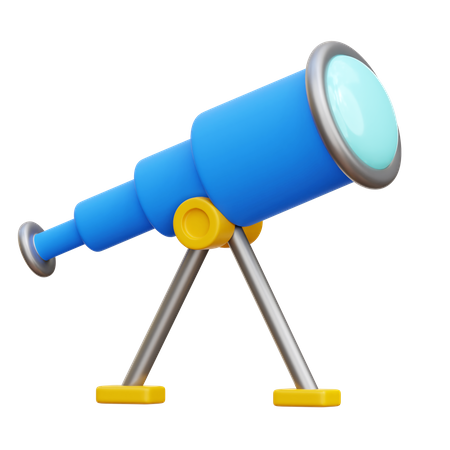 Telescope  3D Icon