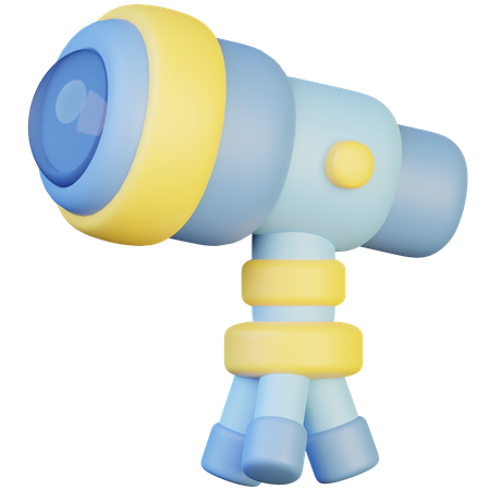 Telescope  3D Icon