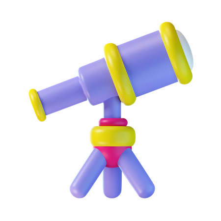 Telescope  3D Icon