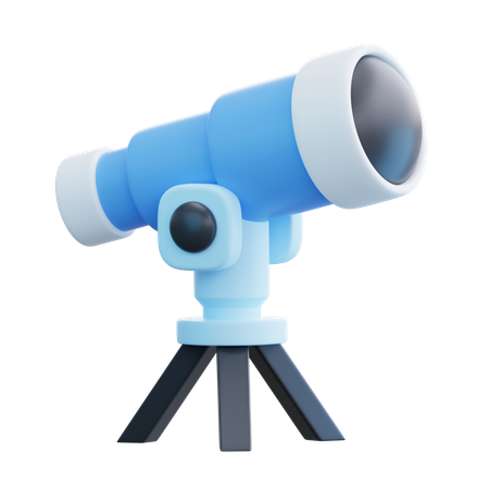 Telescope  3D Icon
