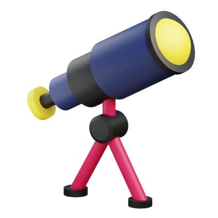 Telescope  3D Icon