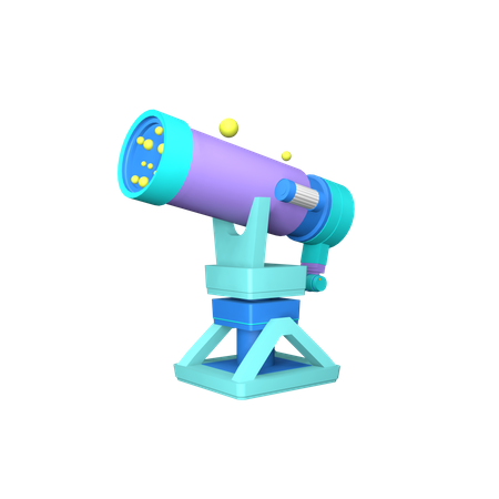 Telescope  3D Icon