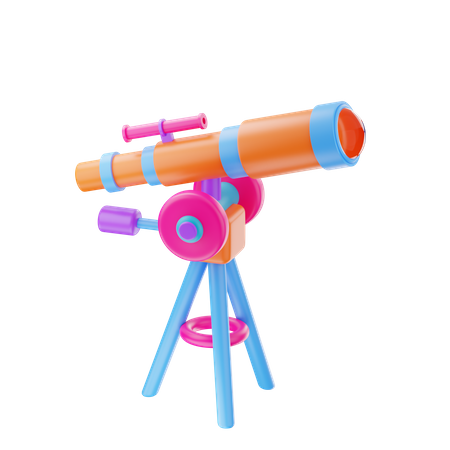 Telescope  3D Icon