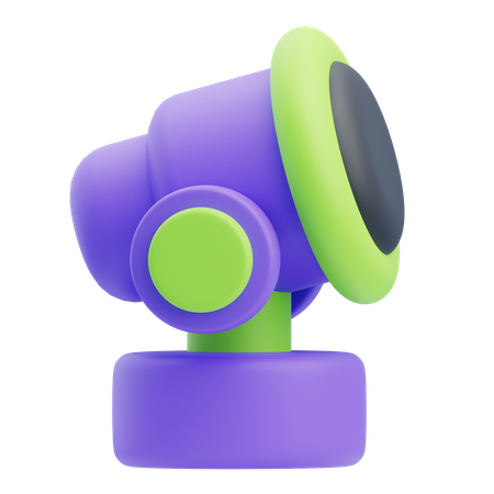 Telescope  3D Icon