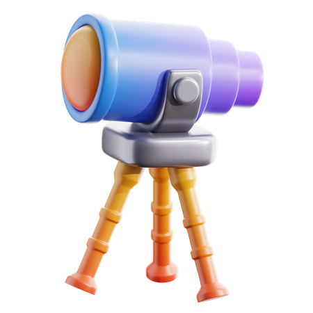 Telescope  3D Icon